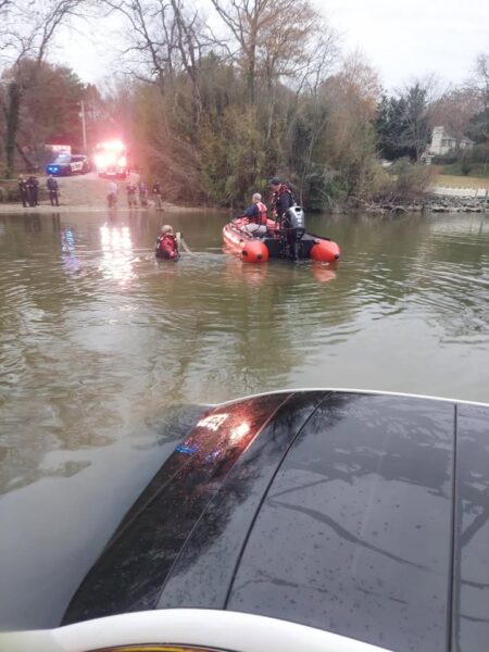 Vehicle pulled from Nanjemoy Creek found unoccupied