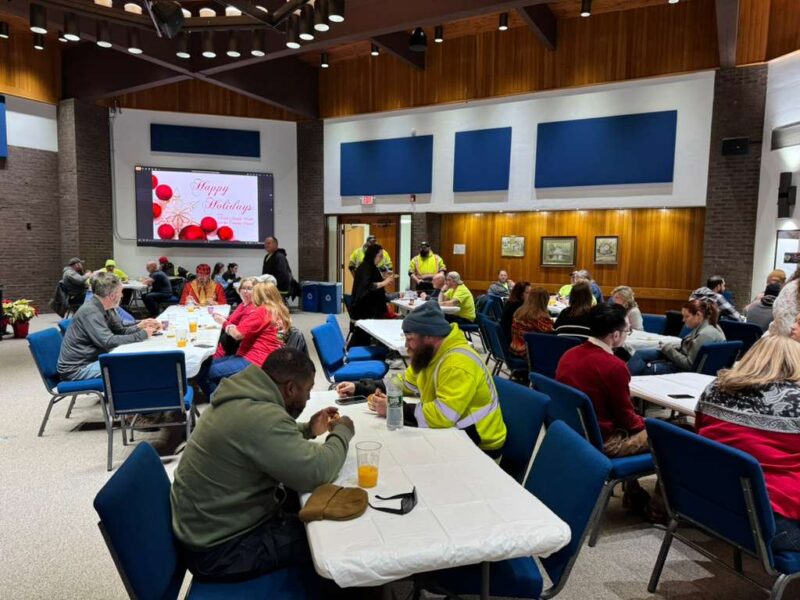 Jackson township employees celebrate the holidays with festive brunch hosted by mayor kuhn - photo licensed by shore news network.