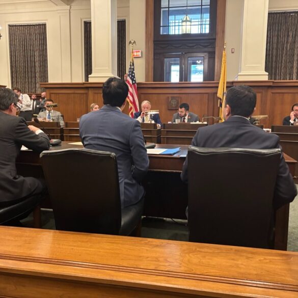 U. S. Senator andy kim speaks before the new jersey state senate.