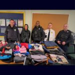 Baltimore county police deliver winter gear to local children after successful clothing drive - photo licensed by shore news network.