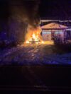 Overnight vehicle fire contained before spreading to home in island heights