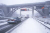 New jersey highway speeds reduced as black ice, downed poles and trees become a problem overnight