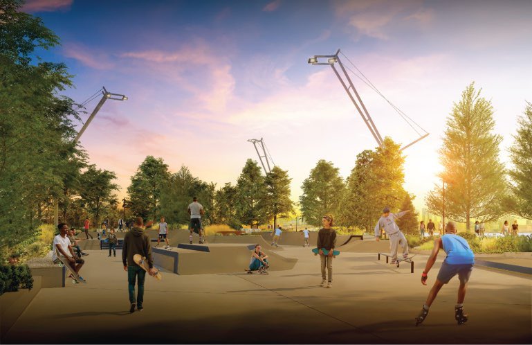 Hoboken unveils plans for waterfront park with beach and fishing along the hudson river Hoboken unveils plans for waterfront park with beach and fishing along the hudson river