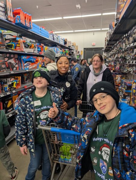 Egg harbor township police join local heroes for annual holiday shopping event