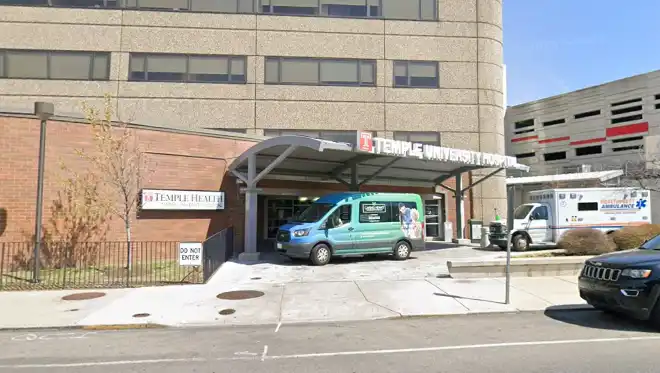 Man shot in leg near temple university hospital, police investigating - photo licensed by shore news network.