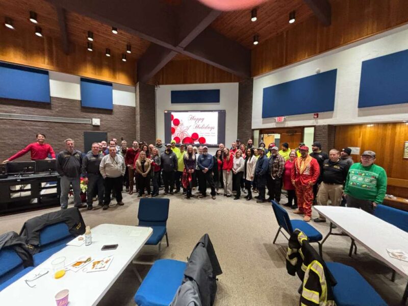 Jackson township employees celebrate the holidays with festive brunch hosted by mayor kuhn - photo licensed by shore news network.