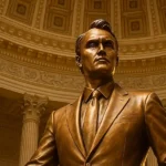 Charlie kirk statue to be placed in u. S. Capitol building, republicans say - photo licensed by shore news network.