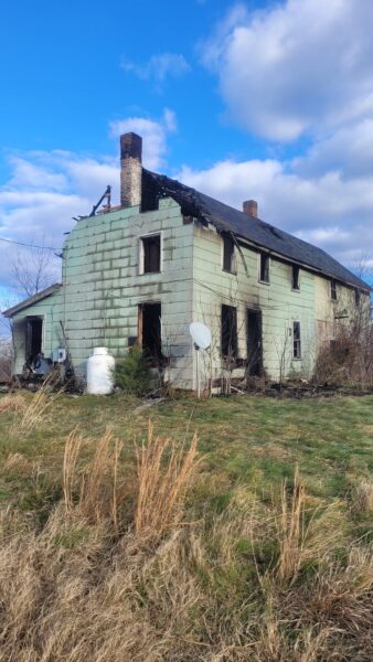 State fire marshal investigating blaze at vacant henderson home - photo licensed by shore news network.