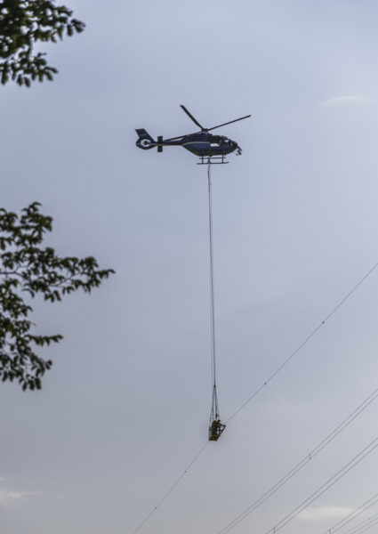 Helicopter crews to conduct powerline work across Jackson Township through winter Helicopter crews to conduct powerline work across Jackson Township through winter