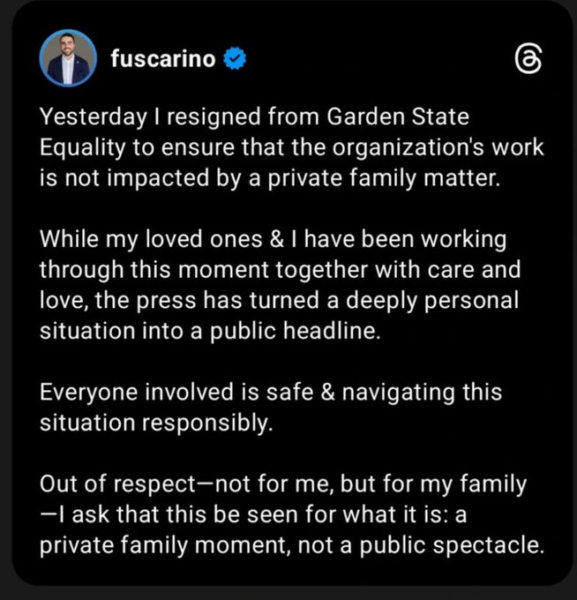 Leader of new jersey lgbtq rights group facing criminal troubles over alleged incident with his foster child - photo licensed by shore news network.