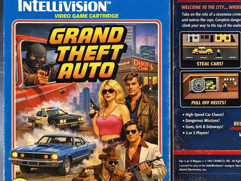 America’s 8-bit crime wave: how grand theft auto could have scandalized and changed the world in 1983 - photo licensed by shore news network.