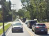 Heavy traffic on cross street in lakewood