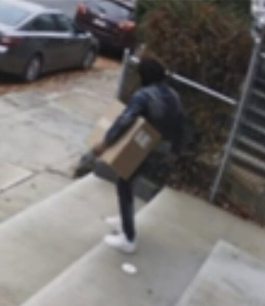 Porch pirate strikes newark home as police ask public for help - photo licensed by shore news network.