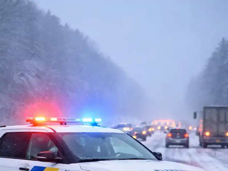 Njdot bans tractor trailers on several interstates as major winter storm hits the state - photo licensed by shore news network.