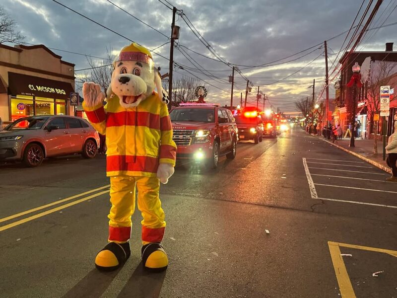 Perth amboy firefighters join city parade, remind residents to stay safe this holiday season - photo licensed by shore news network.