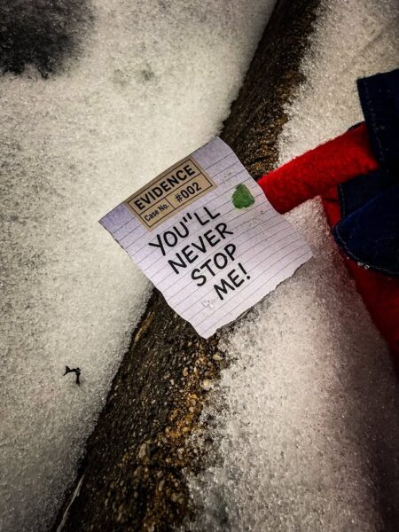 Glitter bandit taunts allentown cops with cryptic note - photo licensed by shore news network.