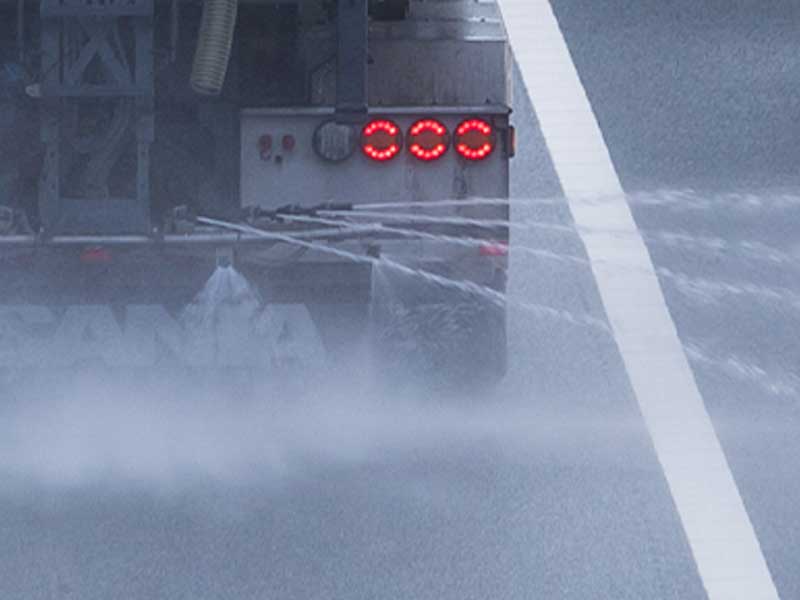 Jackson township snow update: pre-salting and brining underway across town - photo licensed by shore news network.