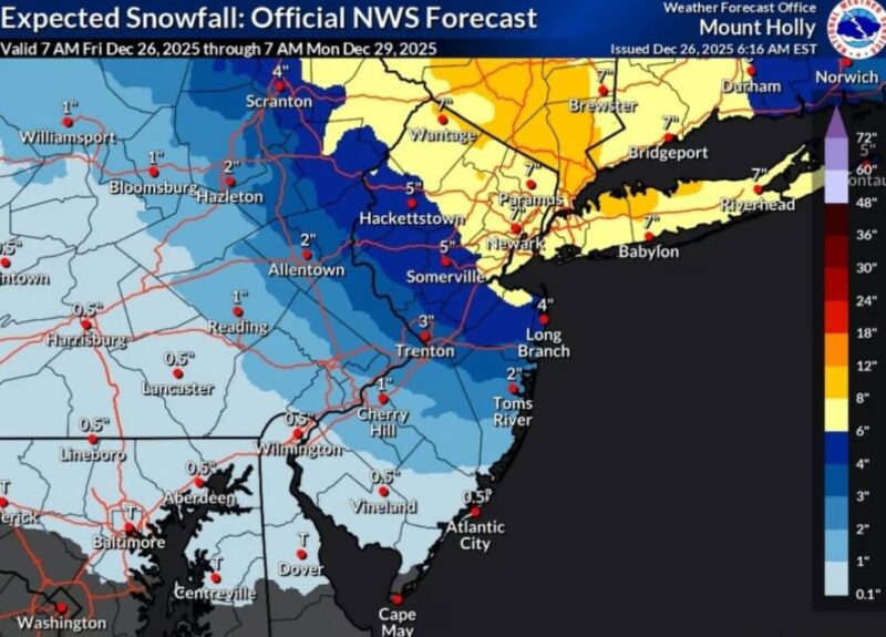 New jersey winter weather update - saturday night | photo licensed by shore news network. New jersey winter weather update - saturday night - photo licensed by shore news network.