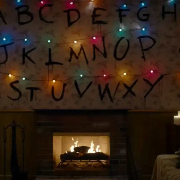 Forget the yule log, netflix invites you to sit by the stranger things fireplace this holiday season - photo licensed by shore news network.