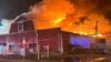 Four-alarm blaze engulfs camden building marked for demolition