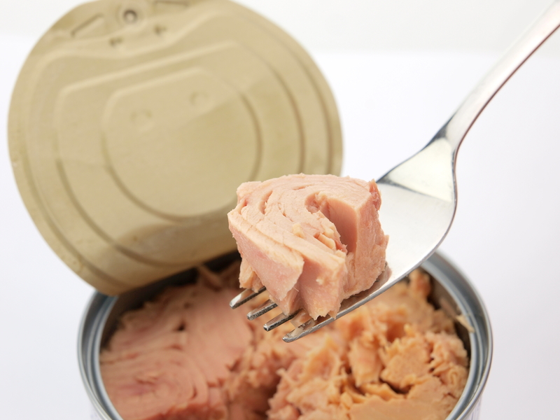 Canned tuna recalled after distributor mistakenly ships quarantined cans tied to botulism risk - photo licensed by shore news network.