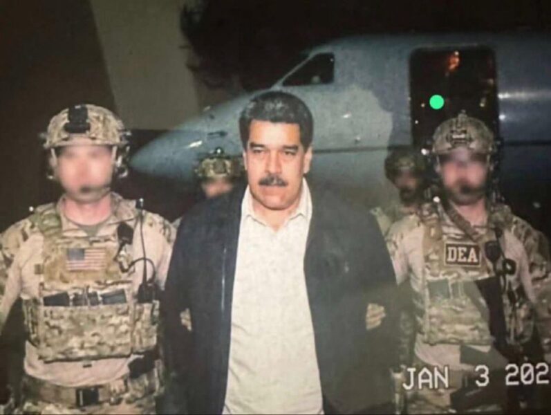 U. S. Captures venezuelan president nicolás maduro in large-scale strike announced by president trump - photo licensed by shore news network.