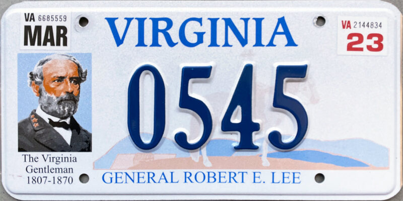 Virginia delegate moves to ban states official Confederate themed license plates