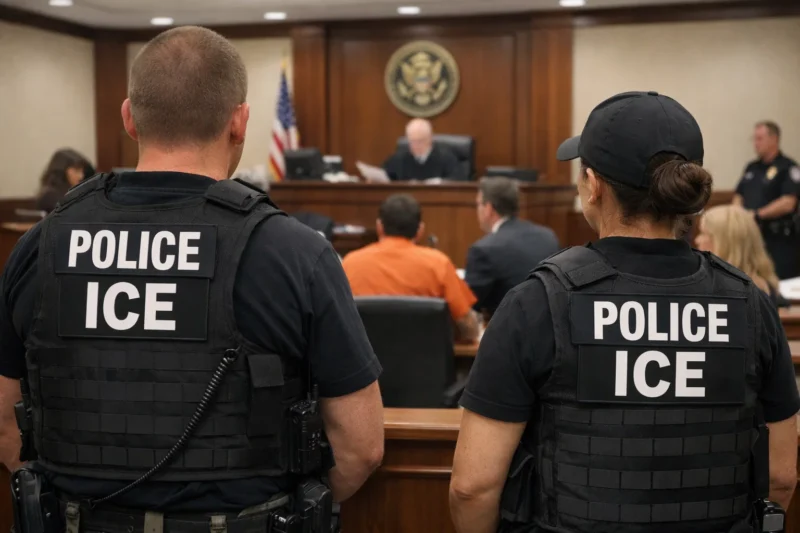 Nj gop senators propose bill requiring local police and courts to work with ice on deportations - photo licensed by shore news network.