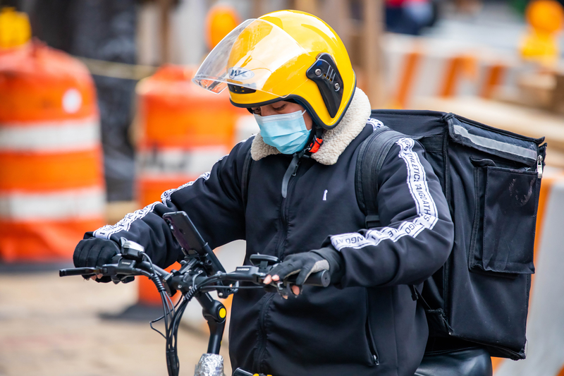 Delivery app sued as mamdani administration launches crackdown on worker pay abuses - photo licensed by shore news network.