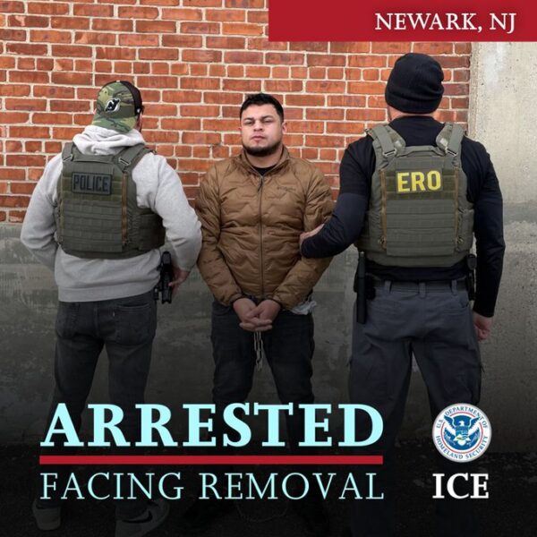 Ice newark arrests honduran national wanted for human trafficking offenses - photo licensed by shore news network.