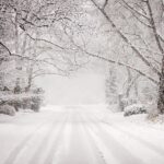Snowfall turns robbinsville roads treacherous as police urge drivers to stay home - photo licensed by shore news network.