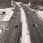 Water main break shuts down lane on route 9 south in marlboro, police warn of delays - photo licensed by shore news network.