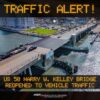 Harry w. Kelley bridge reopens to traffic ahead of schedule in ocean city