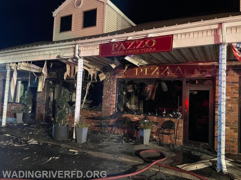 Holtsville man accused of torching wading river pizzeria after firing faces arson indictment - photo licensed by shore news network.