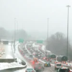 Winter chill slows new jersey commuters as bridges, parkway face weather-related speed limits - photo licensed by shore news network.