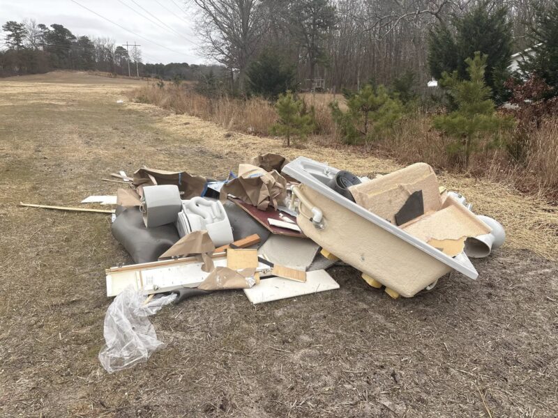 Jackson resident calls out illegal dumping of construction debris near home