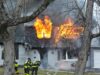 Firefighters battle active house fire on garfield avenue in cherry hill