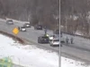 Crash blocks lane on garden state parkway near jon bon jovi service area in sayreville
