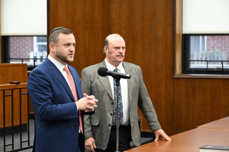 Ocean county swears in first orthodox jewish commissioner as shmuel "sam" ellenbogen takes office - photo licensed by shore news network.
