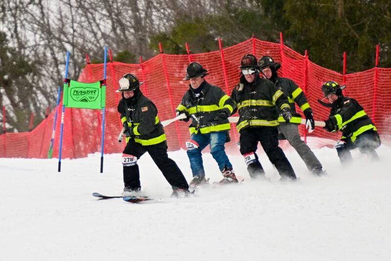 Fdny heroes race down hunter mountain to honor fallen lieutenant - photo licensed by shore news network.