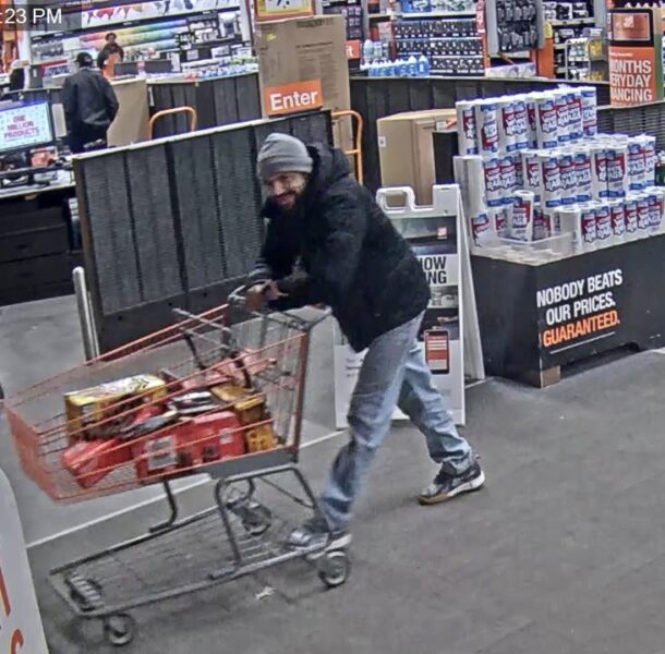 Home depot bandit caught on camera in wilkes-barre - photo licensed by shore news network.