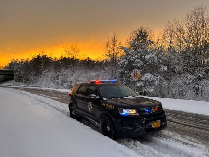 Winter storm fern slams maryland as police respond to hundreds of crashes - photo licensed by shore news network.