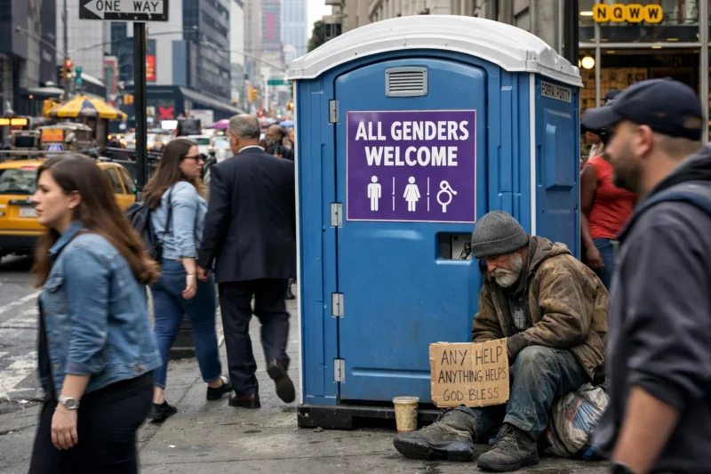 Can new york city's new street bathroom plan reduce that lingering smell of urine across the city? - photo licensed by shore news network.