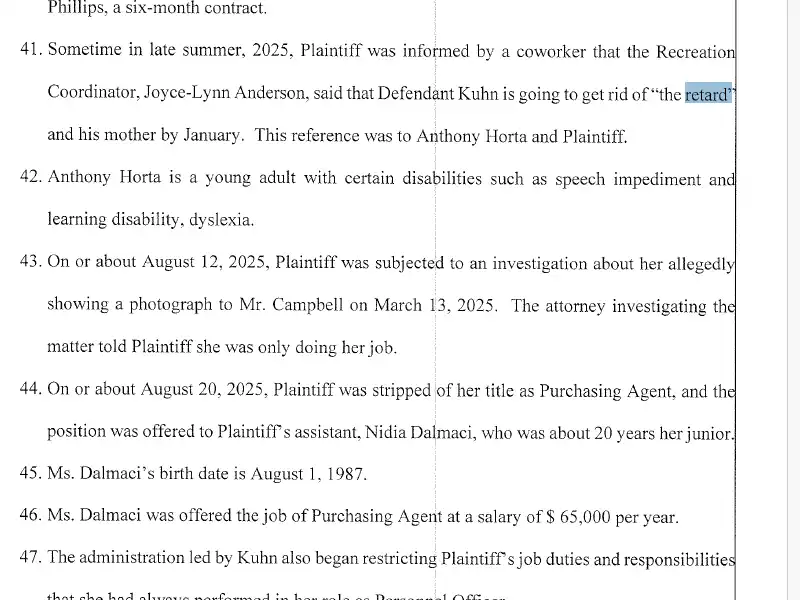 Get Rid of the Retard by January Jackson Mayor Facing Workplace Discrimination Lawsuit