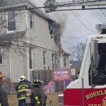 Roselle park firefighters battle two-alarm blaze on willow avenue - photo licensed by shore news network.