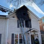 Family dog rescued as stamford firefighters battle two-alarm blaze in freezing conditions - photo licensed by shore news network.