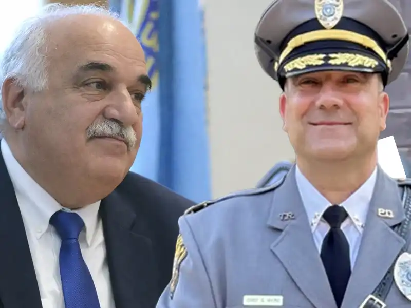 Toms river police chief backs mayor's decision to veto council's ordinance on police testing - photo licensed by shore news network.