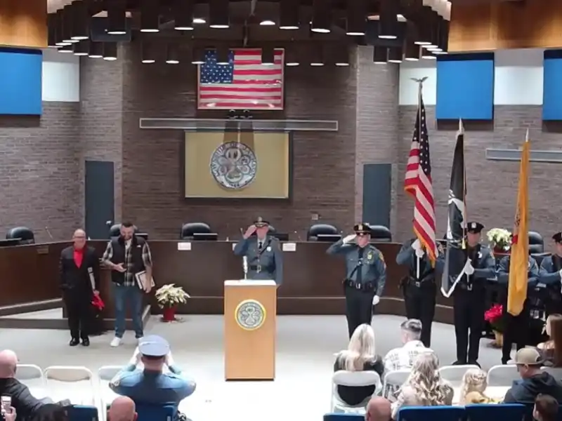 Jackson police department says farewell to two veteran officers - photo licensed by shore news network.