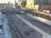 Morning mishap as debris spill shuts down lane on i-678