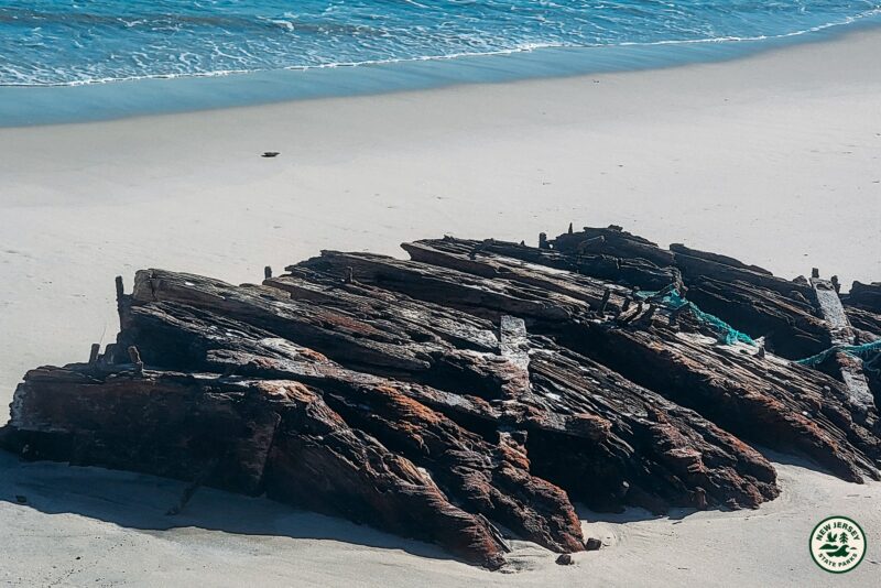 Icy snow storm uncovers 136 year old shipwreck hidden beneath the Jersey Shore sands